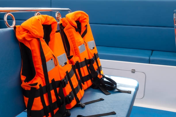 "Coast guard-approved life jackets – adult and child flotation vests for boating and water safety"