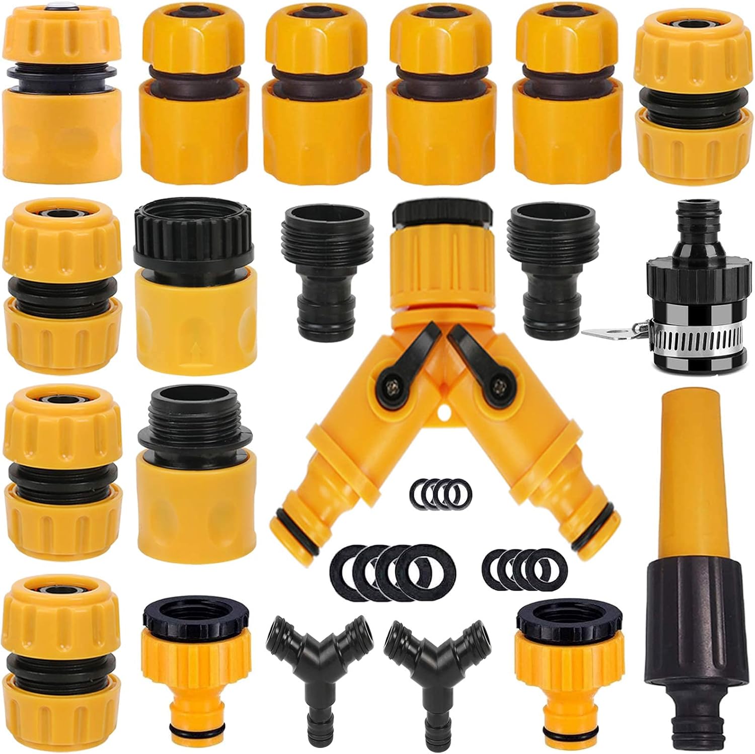 "Garden hose fittings – brass and plastic connectors, nozzles, and adapters for marine and outdoor use"