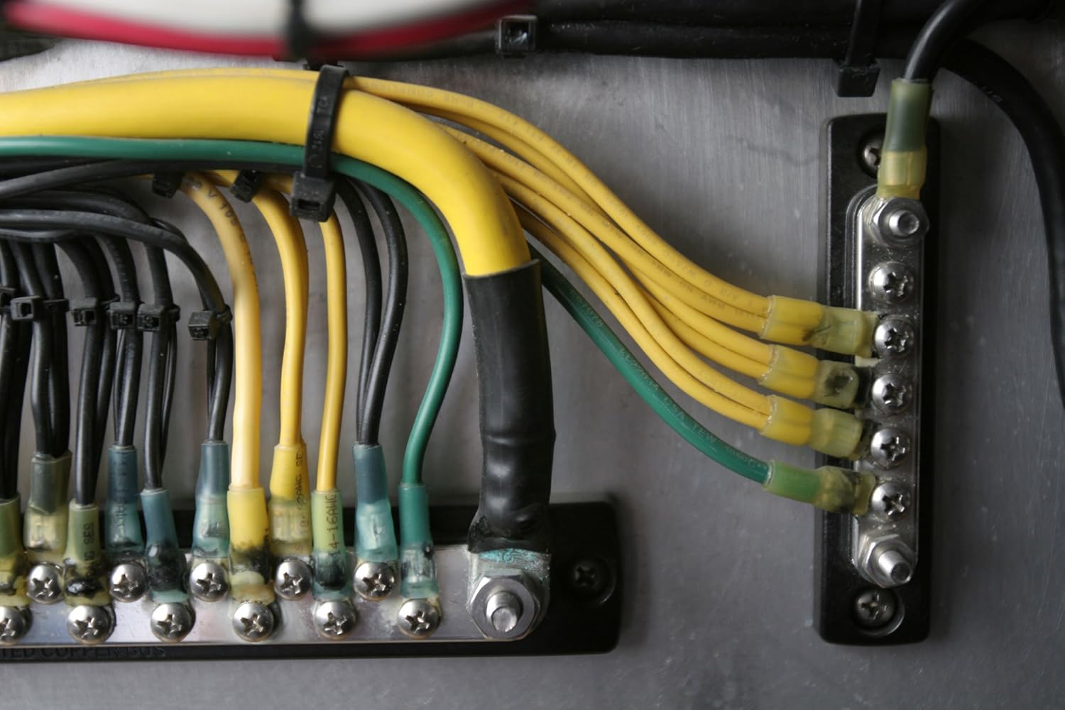 ZeeVolt marine busbars designed for efficient power distribution in boats and yachts. Built with tin-plated copper for superior conductivity, corrosion resistance, and durability in harsh marine conditions. Ideal for compact installations