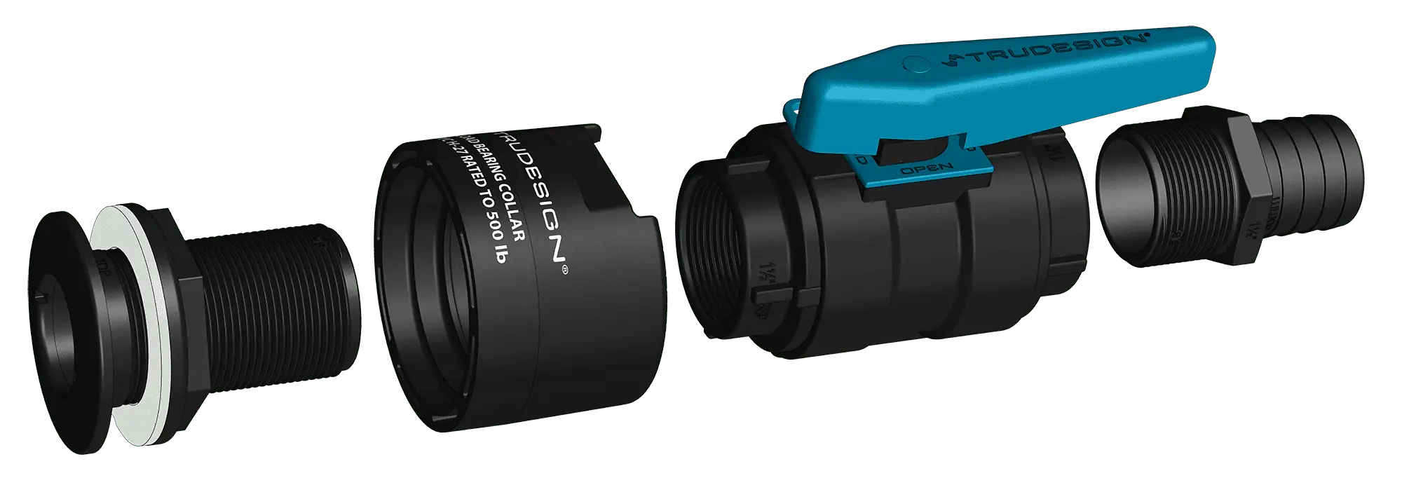 "Marine valves and fittings – corrosion-resistant connectors, ball valves, and seacocks for boat plumbing systems"