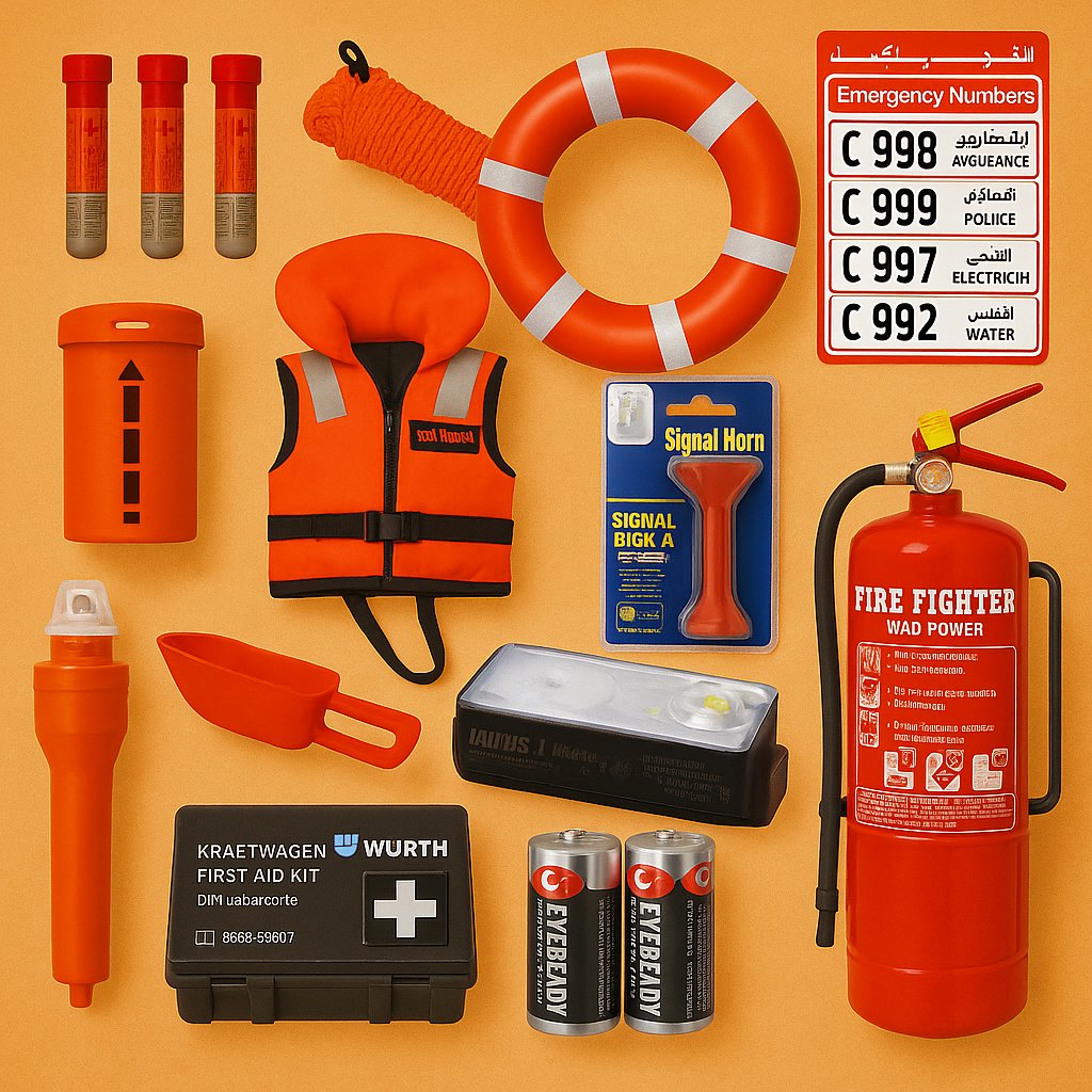 SAFETY KIT FOR PASSING IN  UAE