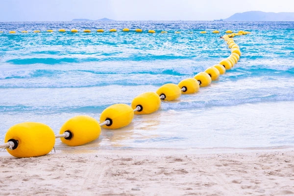"High-visibility marine floats – durable buoy markers for anchor lines, moorings, and fishing gear"