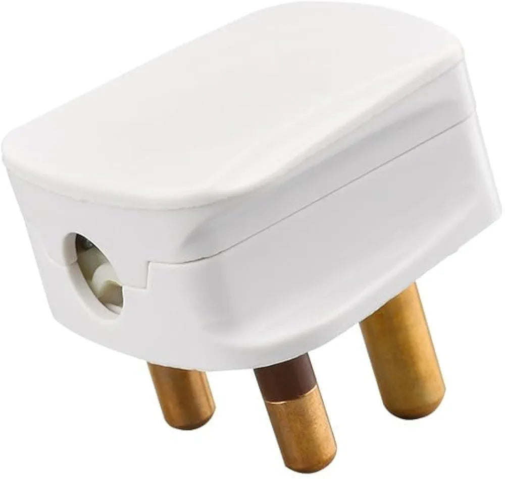 15 amp 3-pin Bakelite electrical plug designed for high-power applications. Features a robust, heat-resistant casing ideal for industrial and heavy-duty environments. Reliable connection with vintage-style durability and secure fit.