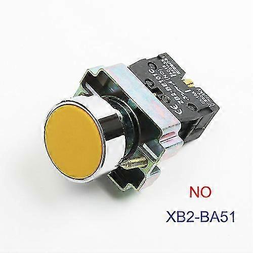 22mm momentary flat push button switch available in blue, red, green, black, white, and yellow. Self-resetting design for quick response. Perfect for marine, industrial, and electrical control applications. Durable body with clean, flush mount style.