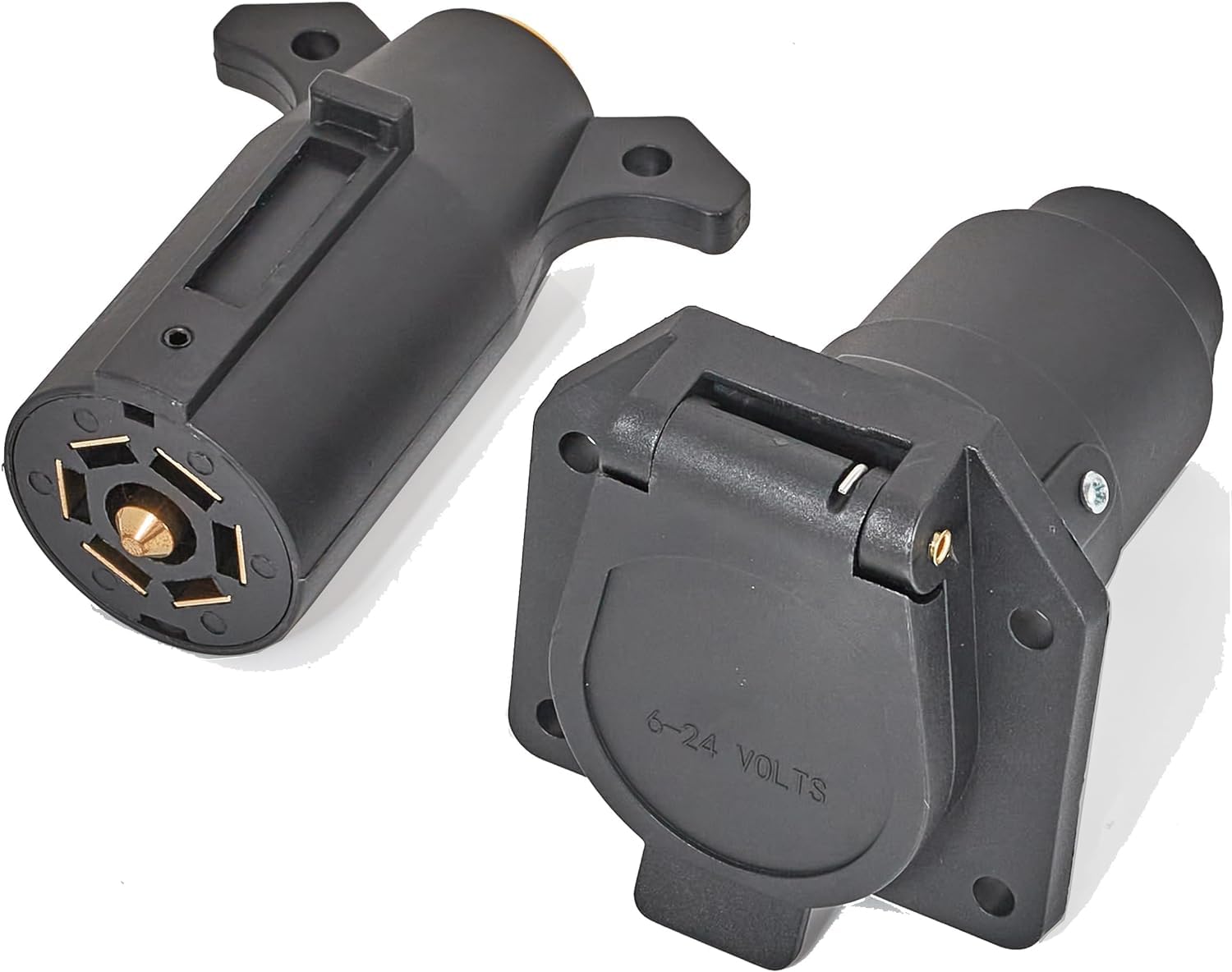 Pollak 7-Pole Round Trailer Connector