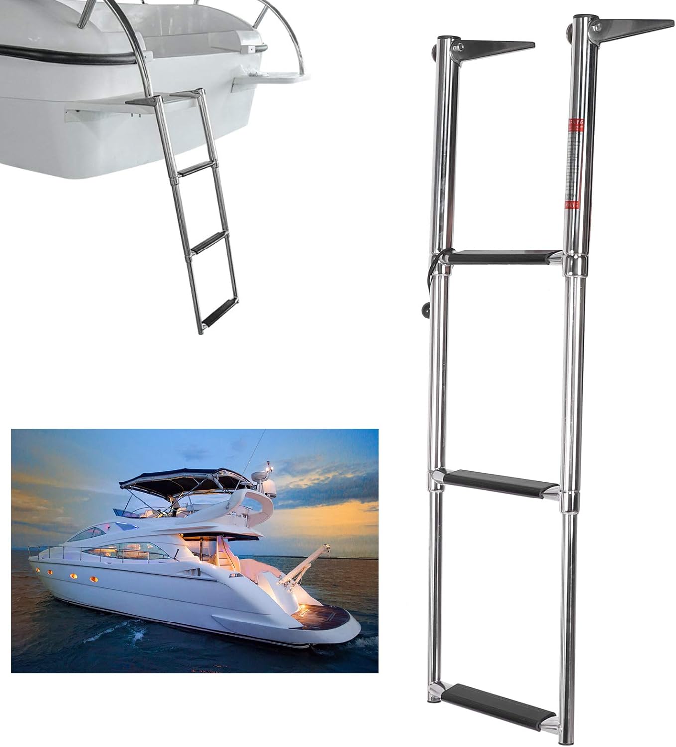 S.S. Telescopic Ladders (3 Steps & 4 Steps)