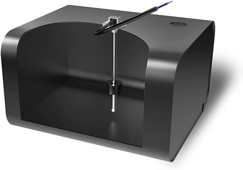 Adjustable fuel and water tank level sending unit for marine boats and RVs. Measures 7″–22″ depths with dual-range output (0–190Ω and 240–33Ω). Features stainless steel shaft, float arm, and mounting gasket for reliable tank monitoring.