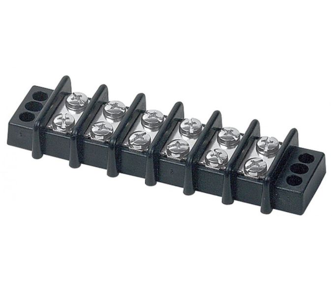 AAA 4 Gang Terminal Block – durable terminal block for marine and industrial electrical wiring. Provides secure, corrosion-resistant connections for multiple circuits. Easy installation and reliable performance in harsh environments. Available at Rimal Marine.