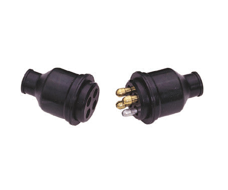 AAA 2 or 4 pole round marine-grade connector (models 11506/11507), designed for reliable electrical connectivity in boats and marine systems. Durable, waterproof, and corrosion-resistant. Ideal for harsh maritime use. Available in Rimal Marine.

