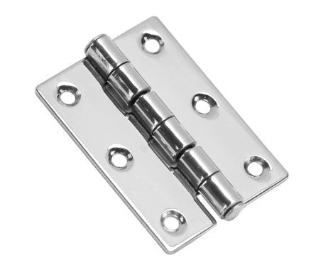 AAA-quality hinge made from AISI 304 stainless steel, designed for smooth and durable movement of doors, cabinets, and panels. Offers corrosion resistance and strength, suitable for indoor and sheltered outdoor applications in residential and commercial settings.