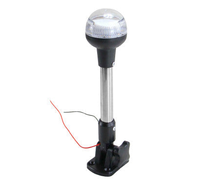 AAA All Round LED Light 9.5"/25" 00126 offers bright, energy-efficient 360-degree illumination for marine navigation. Corrosion-resistant and durable, designed for boats and yachts to ensure safety and compliance. Available in Rimal Marine in UAE.