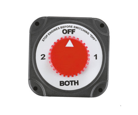 AAA Battery Switch 10008 – heavy-duty marine battery isolator designed for reliable power disconnection on boats and vehicles. Corrosion-resistant and durable for long-lasting use in marine and automotive electrical systems. Available in Rimal Marine.

