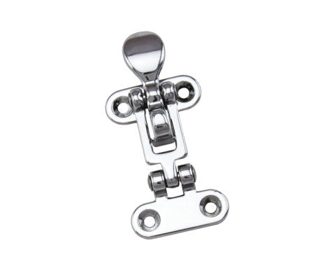 Chrome Anti Rattle Door Keeper by AAA, designed to stabilize doors and prevent rattling noise. Made with polished chrome finish for durability and corrosion resistance, perfect for use in homes, offices, and boats.