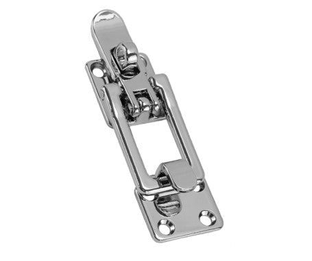 AAA-quality Chrome Hatch Fastener with polished finish for corrosion resistance. Suitable for securing boat hatches, lockers, and cabinets, combining durability and sleek design for marine and indoor applications.