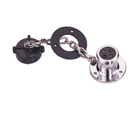 AAA Deck Connect 3 AMP 4-pin connector (11539/11558), waterproof and corrosion-resistant, designed for durable performance in marine environments. Ideal for boat lighting and deck systems. Suitable for all weather conditions. Available in Rimal Marine.

