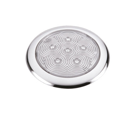 AAA LED Ceiling Light "Bright Slim" (SM) 00700 features a low-profile surface-mount design, perfect for marine interior spaces like cabins and saloons. Offers efficient, bright lighting in a modern housing. Available in Rimal Marine in UAE.


