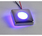AAA LED Courtesy Light with S.S. 304 cover, model 00751. Durable, corrosion-resistant surface mount light ideal for marine interiors, steps, and decks. Provides energy-efficient and soft illumination. Available in Rimal Marine in UAE