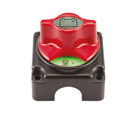 AAA Mini Battery Switch with Knob 10392-AR – Compact battery isolator designed for marine use in boats and yachts. Easy installation, durable build, and corrosion-resistant body. Perfect for controlling power flow. Available in Rimal Marine.

