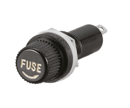 AAA Panel Type Glass Fuse Holder P10060-10 for marine applications. Safe and reliable fuse mounting for electrical systems on boats and yachts. Compact, corrosion-resistant, and designed for easy installation. Available in Rimal Marine.