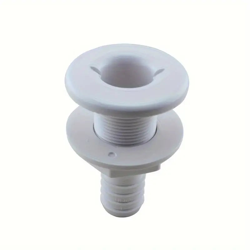 AAA plastic marine thru-hull fittings made from UV-stabilized corrosion-resistant materials. Designed for water intake and drainage on boats and yachts. Lightweight and durable, ideal for saltwater applications requiring reliable, leak-free thru-hull connections.