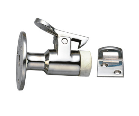 AAA-quality Door Stop & Catcher with a durable stainless steel build, designed to hold doors open and prevent slamming or wall damage. Ideal for use in homes, offices, or boats, offering secure and stylish door control in high-traffic environments.