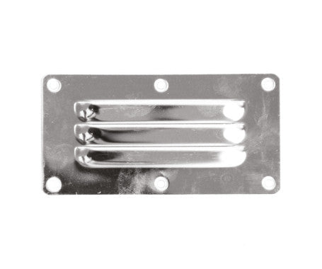 AAA stainless steel louvered vent model 13571 – made from S.S. 304 for enhanced airflow and corrosion resistance in marine and RV environments.

