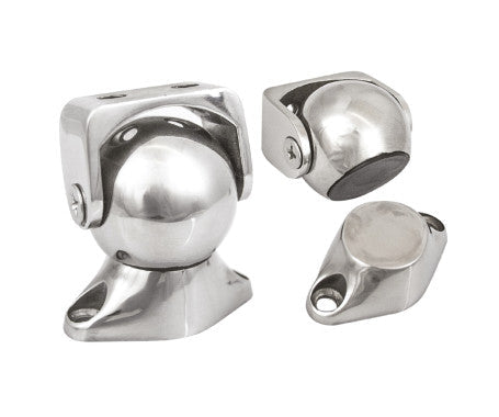 AAA-quality magnetic door catcher made of stainless steel, designed for secure and silent door holding. Ideal for homes, boats, and offices, offering rust-resistant durability and sleek style for reliable door control in various environments.