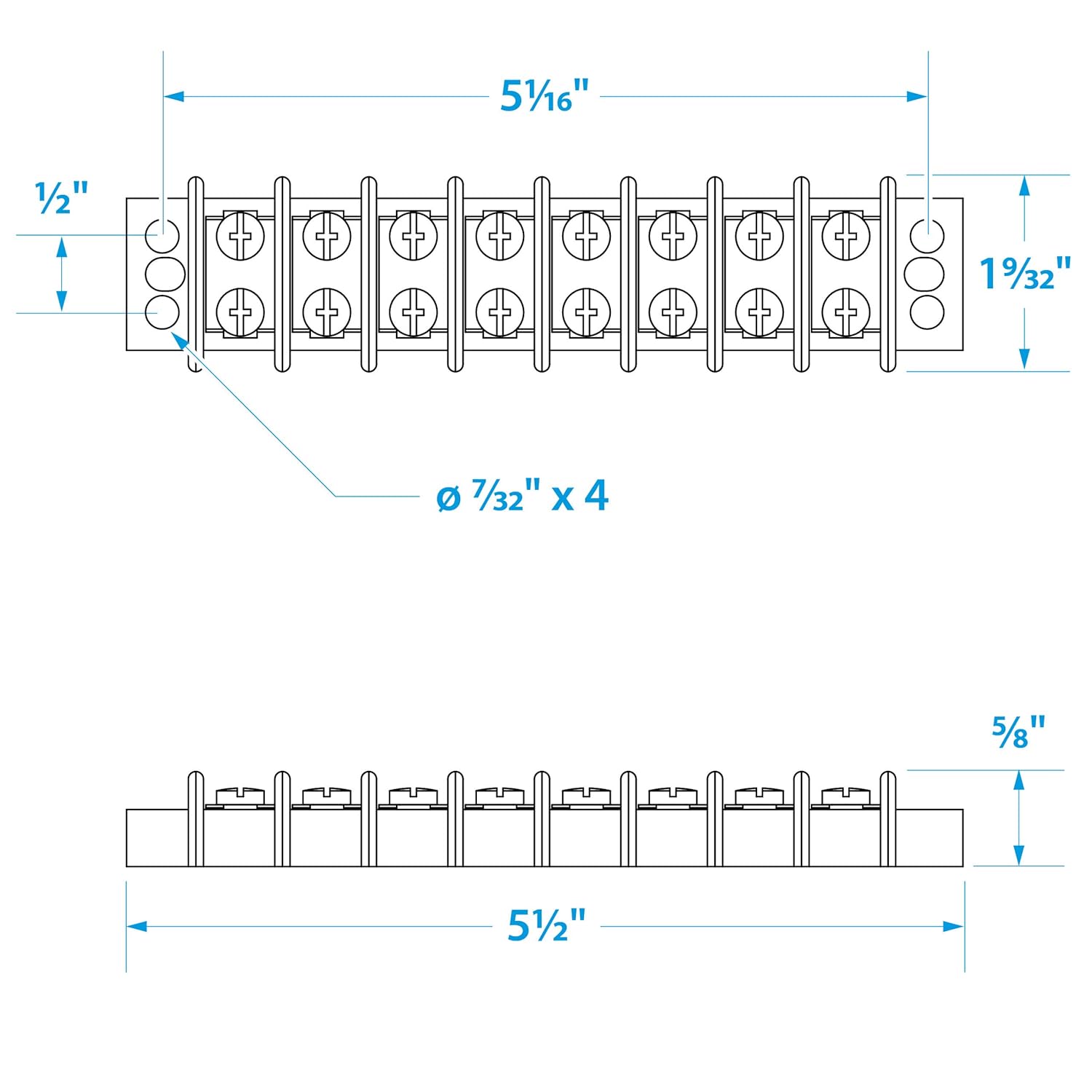 AAA Terminal Block or Bus Bar – heavy-duty marine and industrial electrical connector for efficient power distribution. Provides corrosion-resistant, secure connections for wiring systems. Easy to install and designed for durability in harsh environments. Available at Rimal Marine.


