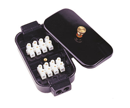 AAA Waterproof Connection Box 10094 – reliable waterproof junction box designed for marine and outdoor electrical connections with 4 conductors. Ensures safe, corrosion-resistant wiring in harsh environments. Durable and easy to install. Available at Rimal Marine.
