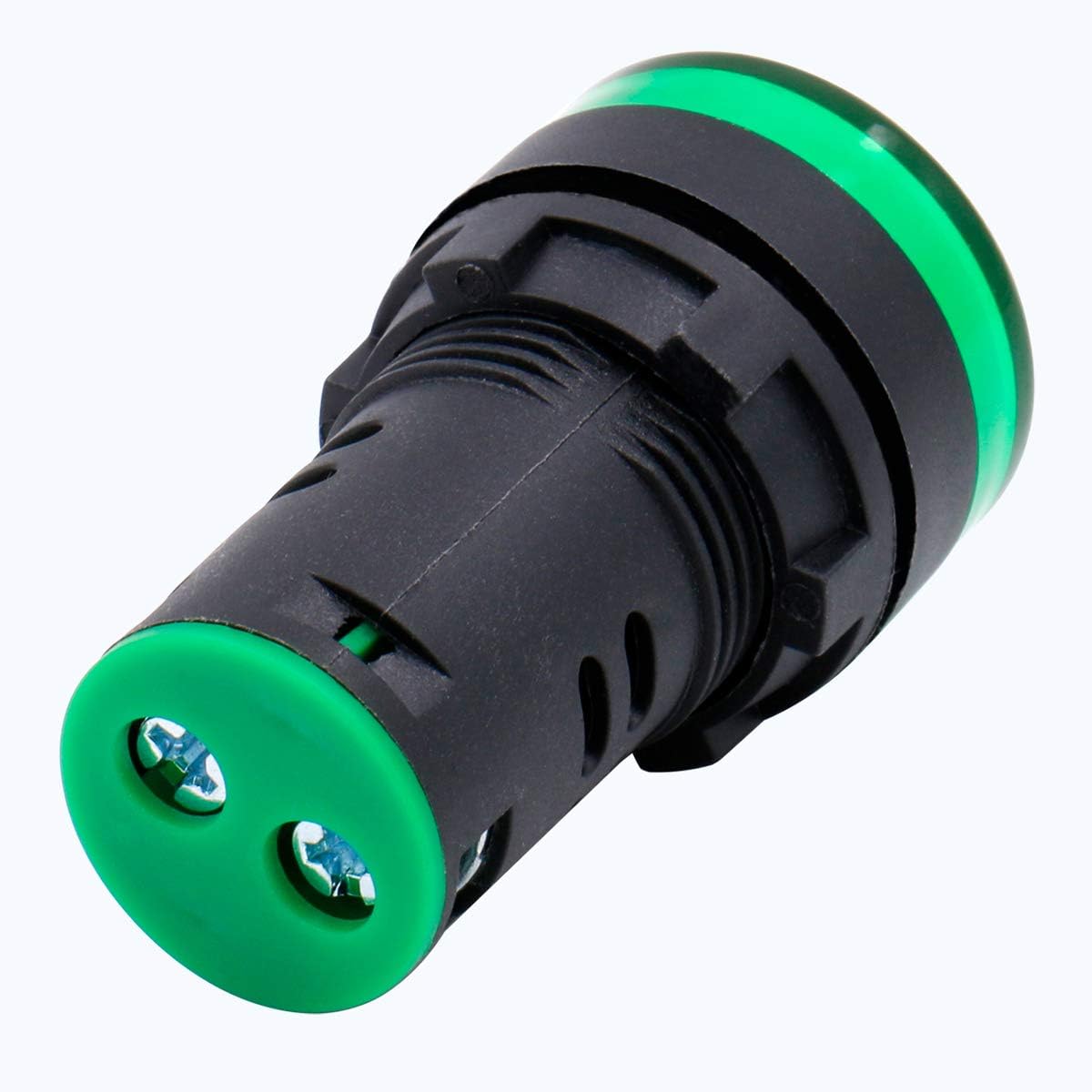 AD16-22DS LED indicator pilot signal lamp in multiple colors (Green, Yellow, Red, Blue, White), 22mm panel mount type. Durable and energy-efficient for control panels, machinery, or industrial signals. Long service life with vibrant illumination. Distributed by Rimal Marine.