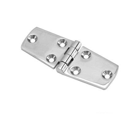 Heavy-duty door hinge made from AISI 316 stainless steel, ideal for marine, outdoor, and industrial applications. Provides smooth pivot action, corrosion resistance, and long-lasting durability in harsh and saltwater-exposed environments