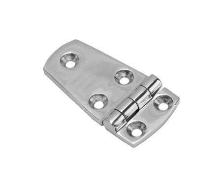 Door hinge crafted from AISI 316 stainless steel, providing excellent corrosion resistance and smooth movement. Perfect for marine, outdoor, or industrial use where durability and performance in harsh environments are essential.

