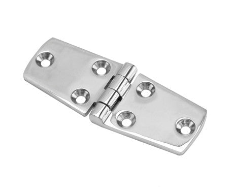 Heavy-duty door hinge made from AISI 316 stainless steel, ideal for marine, outdoor, and industrial applications. Provides smooth pivot action, corrosion resistance, and long-lasting durability in harsh and saltwater-exposed environments.