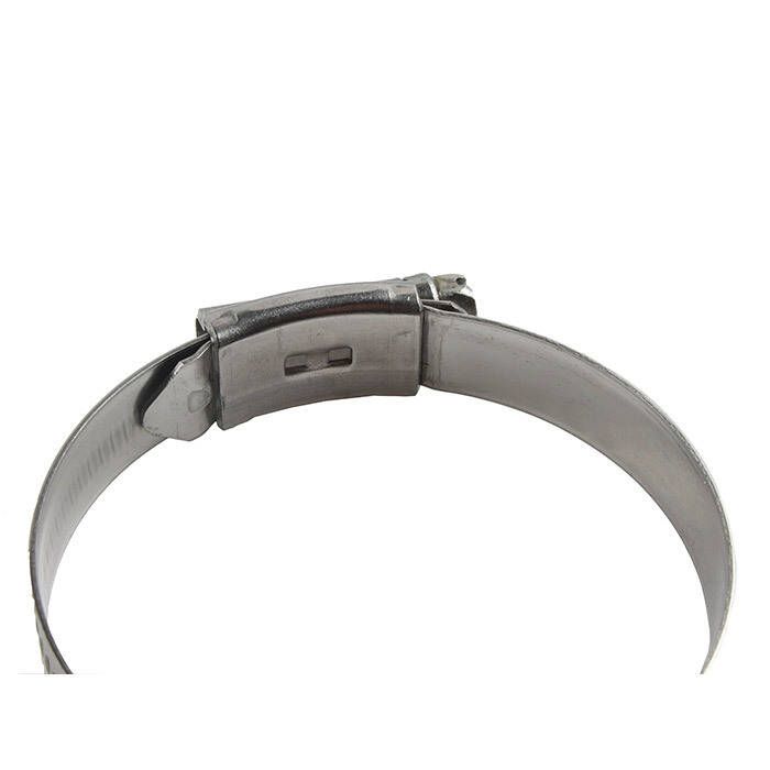 Heavy-duty hose clamp made from AISI 316 stainless steel with a 12 mm wide, 0.6 mm thick band. Corrosion-resistant and ideal for marine, industrial, and automotive use. Available in sizes from 10 mm to 120 mm for leak-proof hose connections in harsh environments.