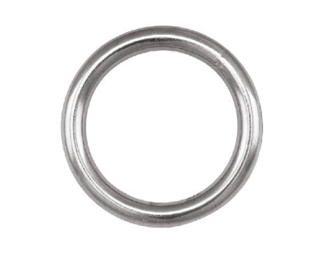 High-quality Round Ring made from AISI 316 stainless steel, featuring a smooth, polished finish for use in marine, rigging, and utility applications. Corrosion-resistant and durable, ideal for ropes, cables, and tie-down systems in outdoor environments.

