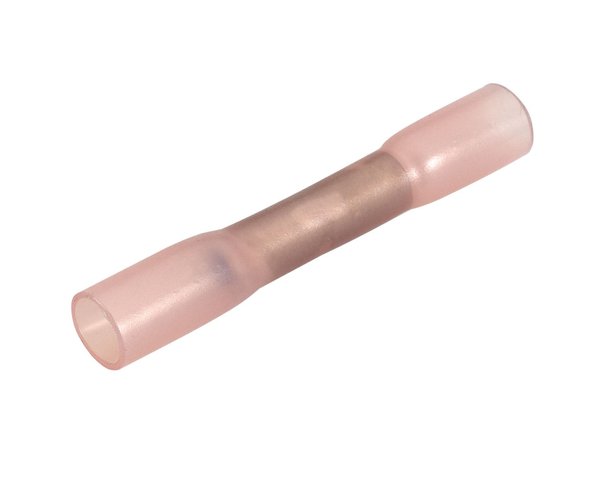 Adhesive heatshrink butt cable joiners featuring waterproof sealing and strong adhesive lining, perfect for secure cable repairs in marine, automotive, and industrial environments. Durable and flexible design ensures long-lasting insulation and protection. Quality product supplied by Rimal Marine.

