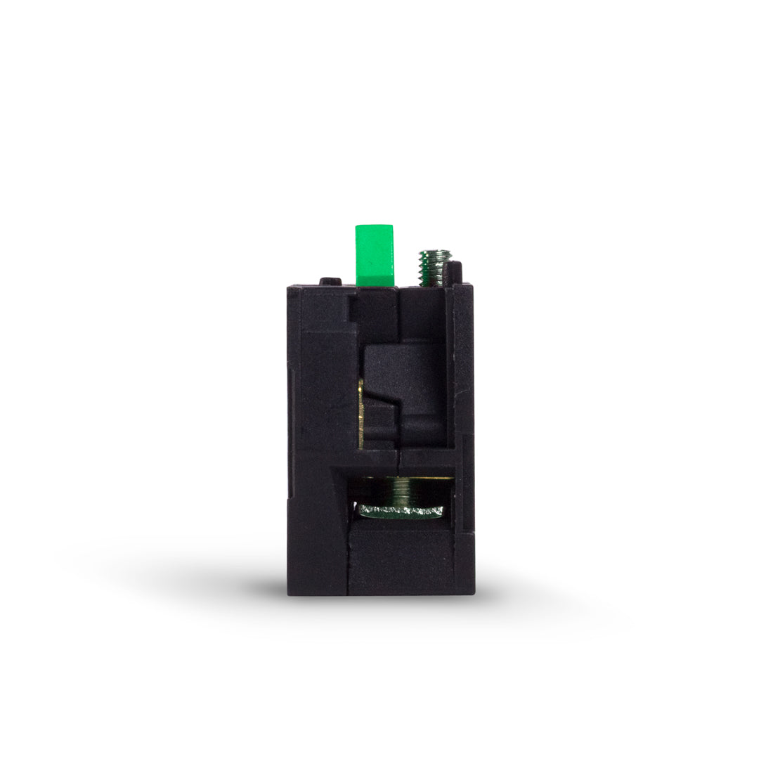 Auxiliary contact block designed for ANDELI ZB-BE101 normally open (NO) buttons. Used to expand control and switching functions in industrial panels. Durable and easy to install for reliable electrical contact support in automation and machinery control.

