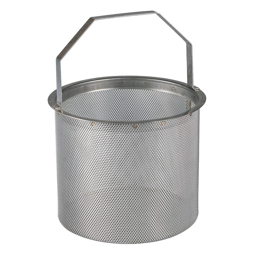 SS316L stainless steel basket filter designed for side entry water strainer 1162 series. Ideal for marine applications requiring corrosion resistance and efficient debris filtration. Protects pumps and plumbing systems from debris buildup in saltwater conditions. Easy to remove for cleaning.