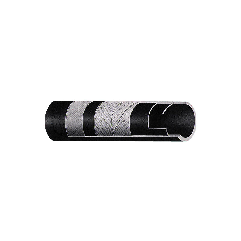 CANSB Fuel Hose with 8mm inner and 13mm outer diameter, made of reinforced PVC for durability and flexibility. Supplied in a 25-meter roll, suitable for marine, outboard engines, portable fuel tanks, and general-purpose use with gasoline or diesel fuel.