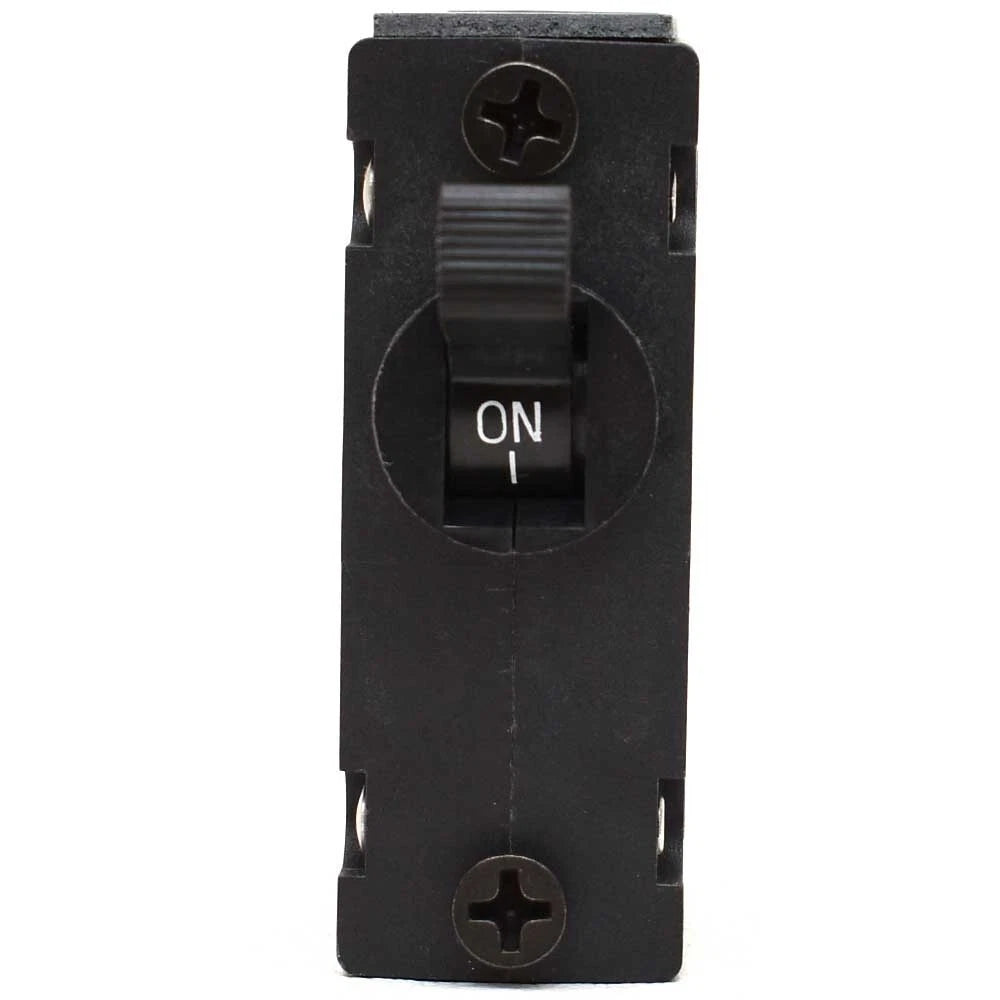 CARLING B Series compact circuit breaker, rated 5–50A with 1/2/3 pole options. Handles up to 277VAC and 80VDC. Durable design with black actuator, suitable for marine, automotive, and industrial electrical protection needs. Supplied by Rimal Marine.