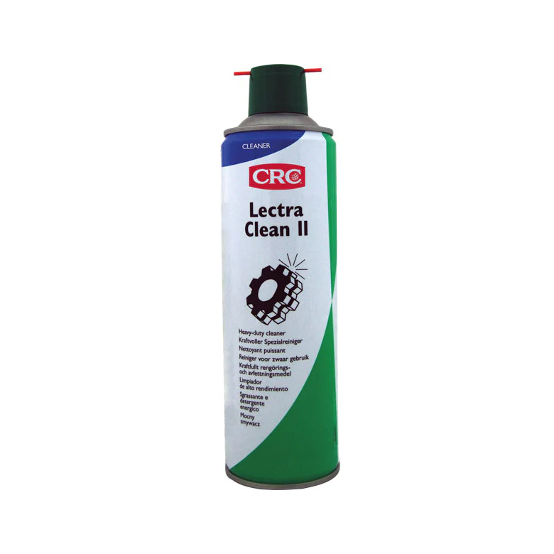 CRC Lectra Clean 400 ml aerosol spray can for precision electronics cleaning – fast-drying, residue-free solvent for connectors, circuit boards, relays, and switches. Ideal for professional maintenance and electronics repair.