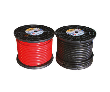 Cobra 50mm² / 1AWG extra flexible marine battery cable for high-performance power delivery. Designed for boats and harsh marine environments with high strand count, flame-retardant sheath, and corrosion-resistant copper conductors.