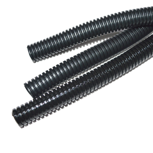 Decoduct 50mm flexible PVC corrugated conduit pipe (DPL6), 20-meter roll, ideal for cable protection in electrical, marine, or industrial applications. Available in black or white finish for indoor or outdoor use. Available in Rimal Marine.