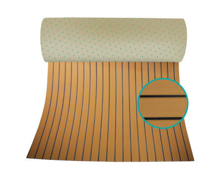 EVA Foam Decking Sheet with 3M™ adhesive – durable, waterproof, non-slip decking material for boats and outdoor use. Provides cushioning, UV resistance, and easy peel-and-stick installation for enhanced safety and comfort on marine decks and walkways.

