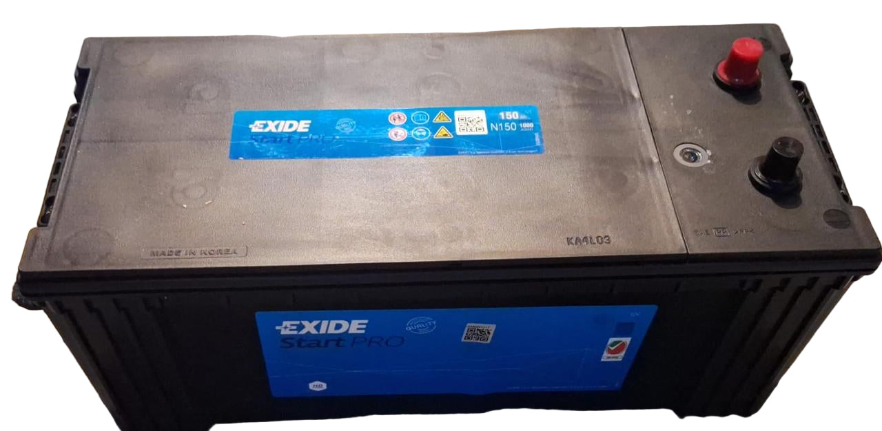 Exide Start PRO N150 heavy-duty automotive and marine battery – Available in Rimal Marine