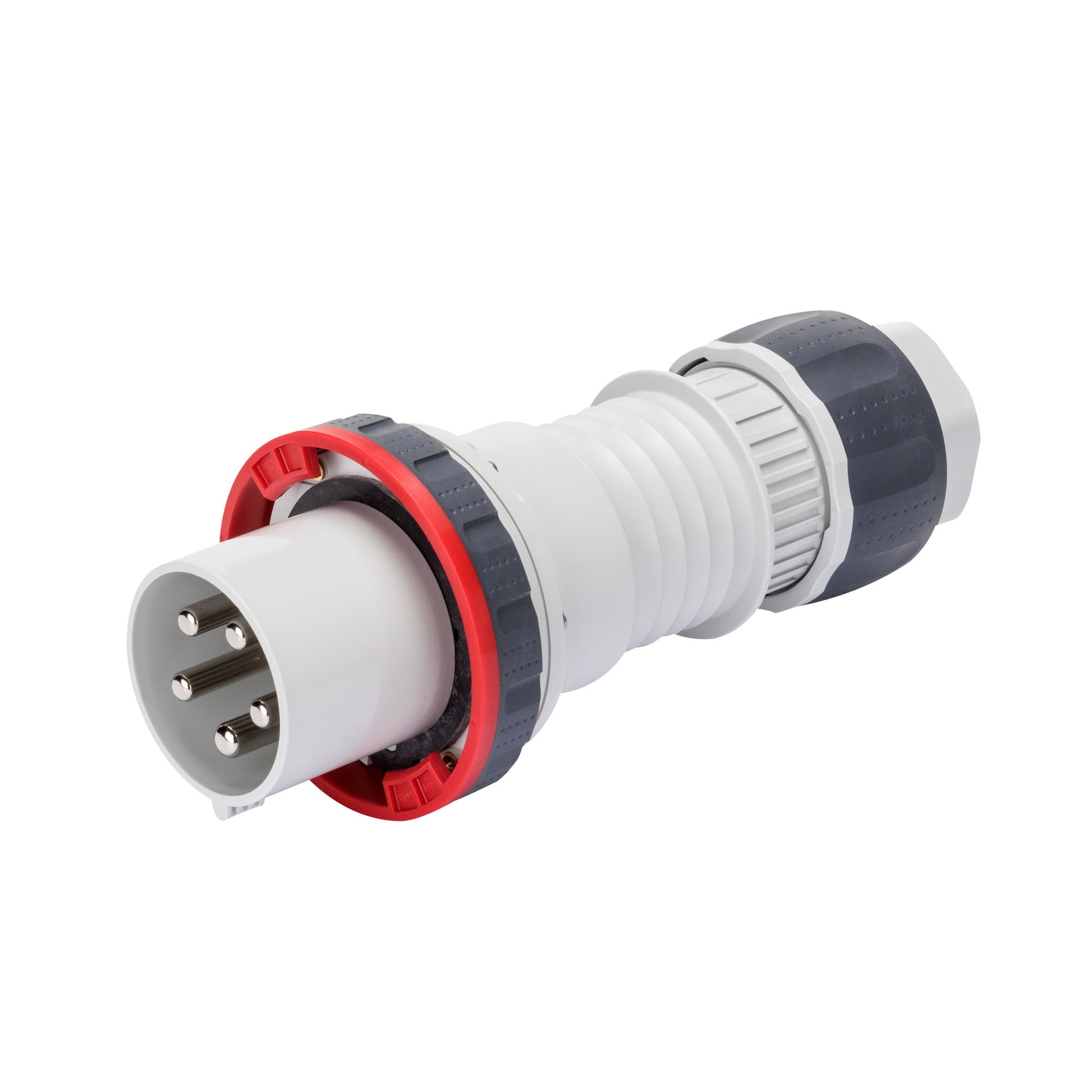 GEWISS 125A 3P+N+E plug GW60061H with IP67 rating and Quick Fix installation, designed for heavy-duty marine and industrial use. Ensures waterproof, dustproof, and secure electrical connections for demanding environments. Available in Rimal Marine.

