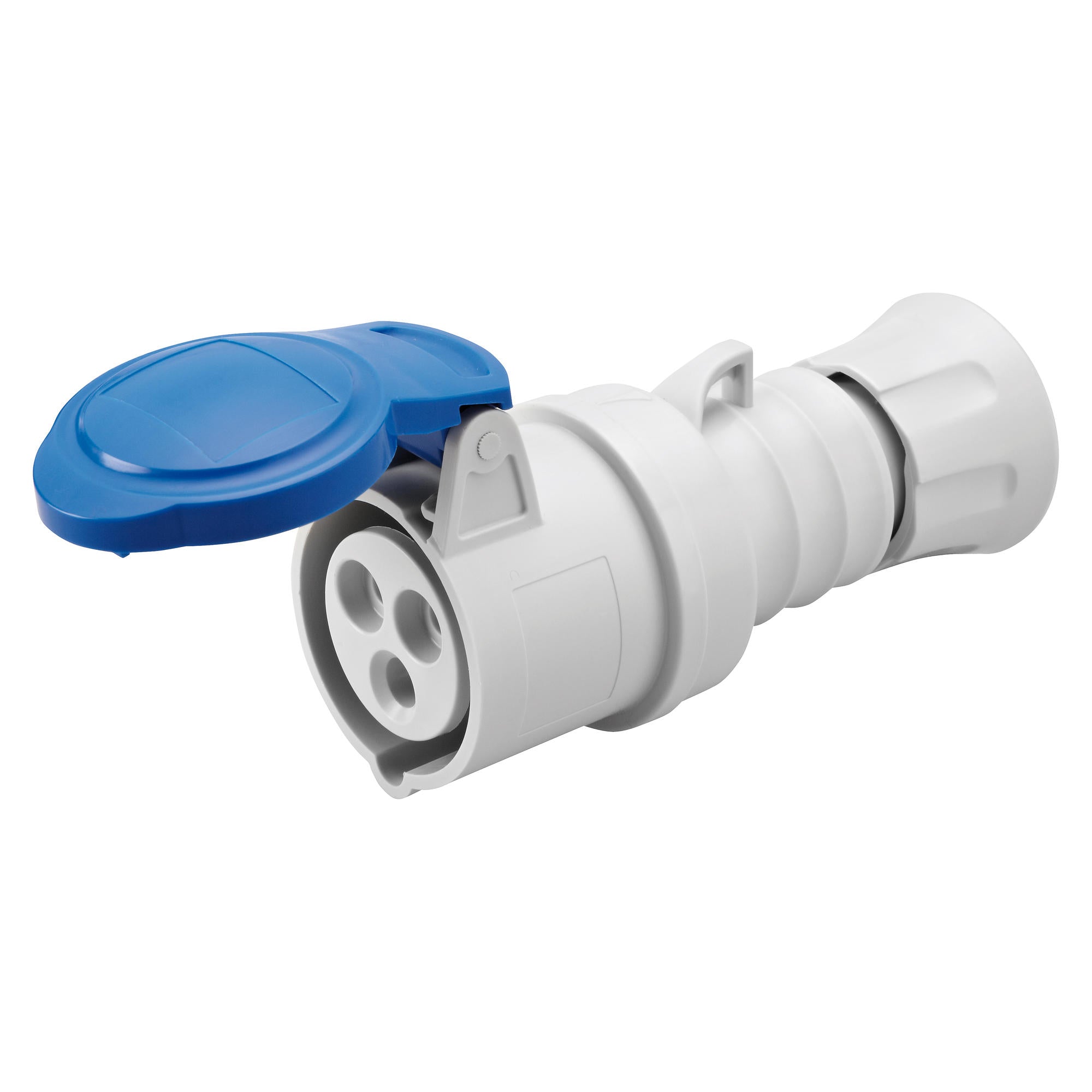 GEWISS Connector 16A 2P+E 230V IP44 GW62004H Quick Fix – features user-friendly design, reliable contact system, and IP44 water protection. Perfect for quick setup in marine, workshop, or industrial use where performance and safety matter. Available in Rimal Marine.