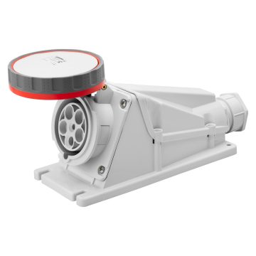 GEWISS GW62535 socket rated 125A, 3P+N+E, 380V with IP67 waterproof housing. Built for heavy-duty marine and industrial environments needing secure, weatherproof electrical connections. Durable and reliable construction for long-lasting safety. Supplied by Rimal Marine.

