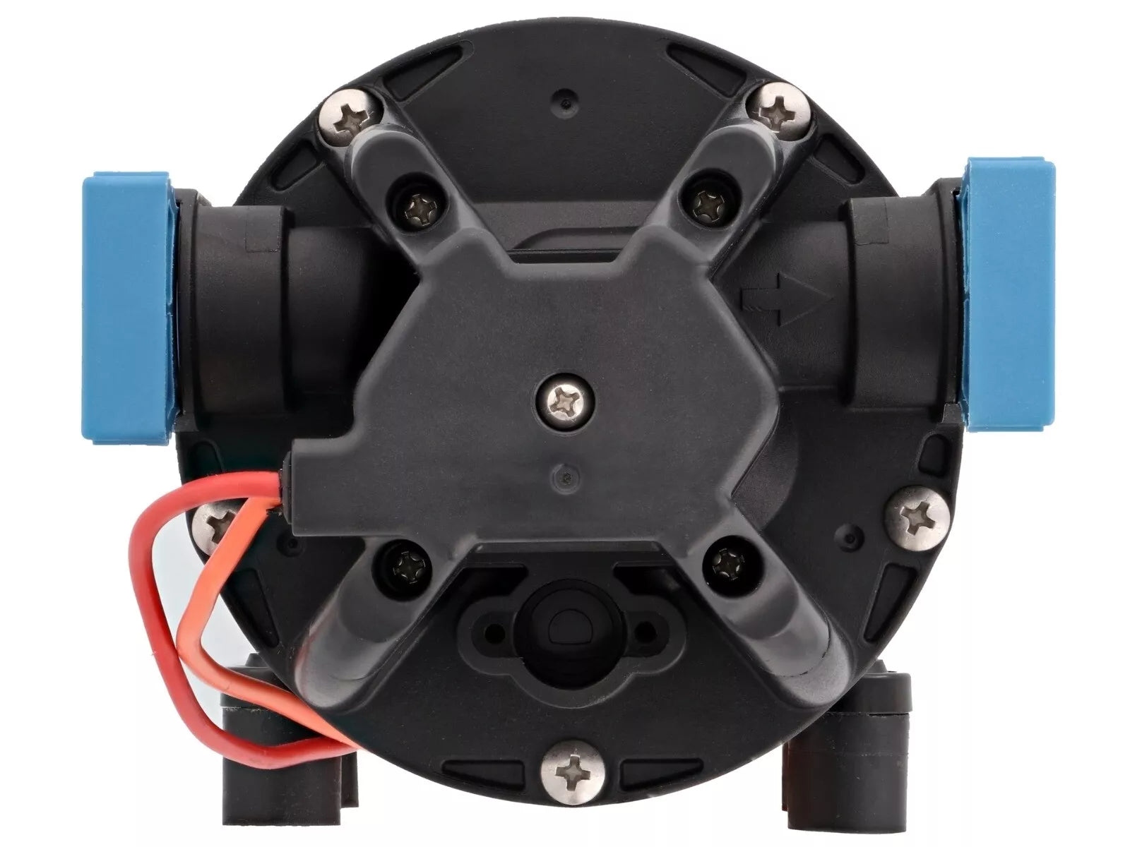 JABSCO Hotshot HD6 12V Washdown Pump Kit with 6 GPM flow and 70 PSI pressure. Includes 25-foot deluxe HoseCoil, trigger nozzle, and quick-connect fittings. Designed for marine washdown applications—reliable, powerful, and corrosion-resistant system.