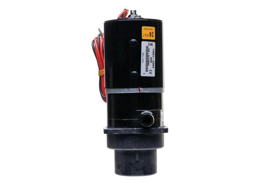 Jabsco EMC-compliant motor and pump assembly for 37010 Series electric marine toilets. Model 37041-0010 (12V) and 37041-0011 (24V). Reliable, quiet flushing with marine-grade, corrosion-resistant build. Ideal for boat toilet replacement or upgrade.


